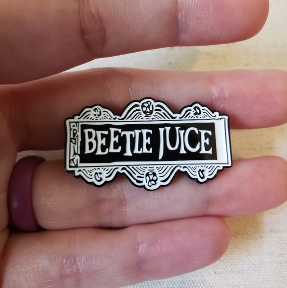 ⚡CLEARANCE⚡Beetle Juice Banner Fashion Pin - Picture 6 of 8